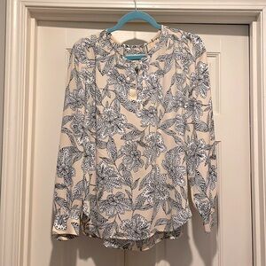 LOFT Long Sleeve Blouse—Size XS